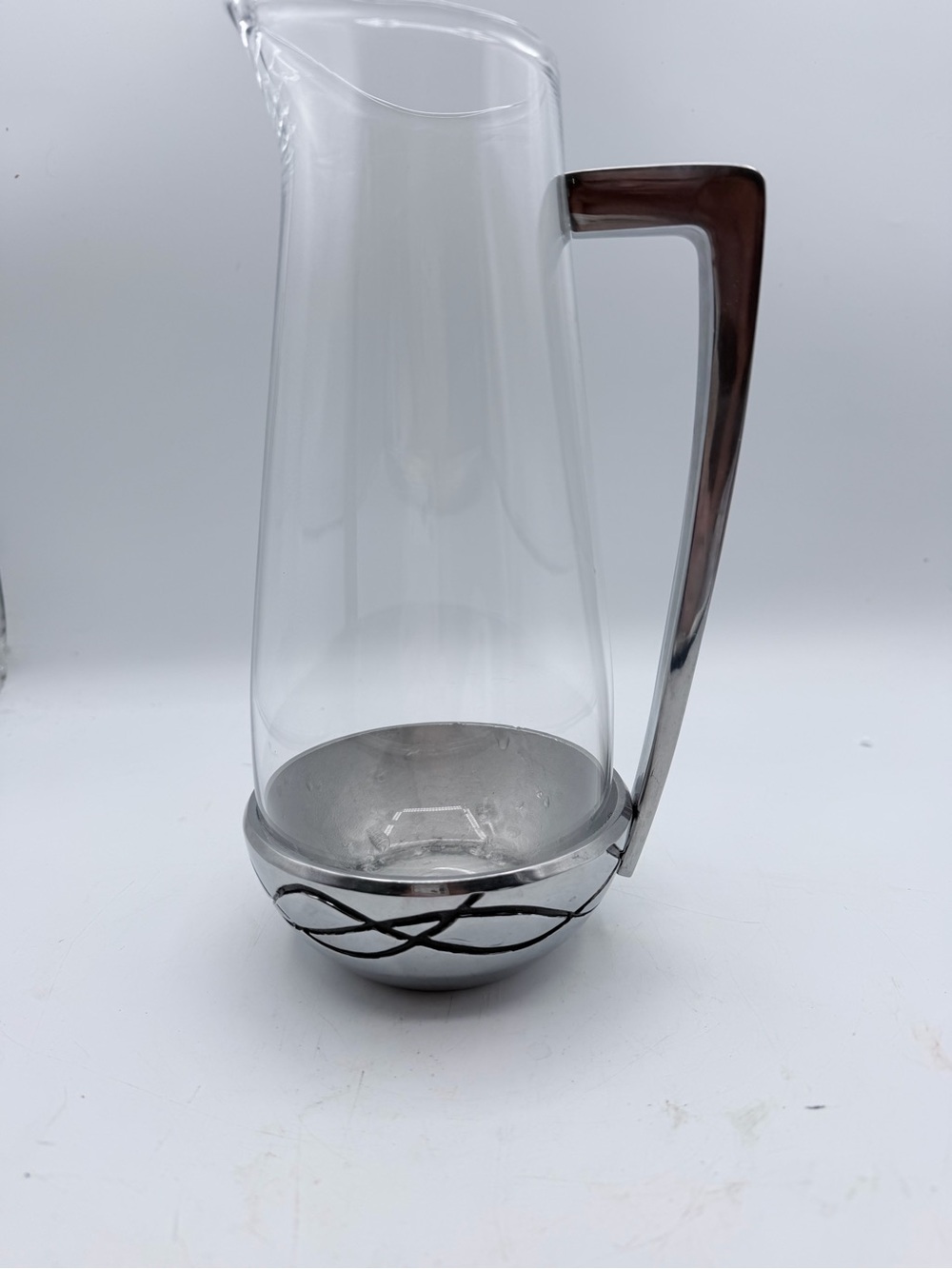 Lenox Crystal & Chrome Martini Mixer Pitcher
